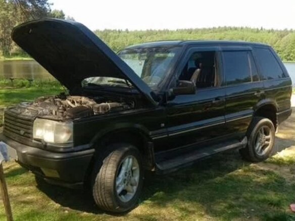 1996 Land Rover Range Rover II, чёрный