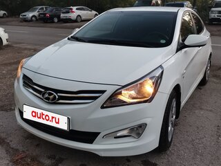 2016 Hyundai Solaris I Рестайлинг, белый, 1280000 рублей, вид 2