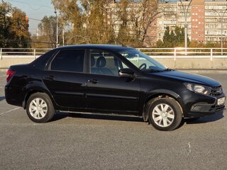 2019 Lada (ВАЗ) Granta I Рестайлинг, чёрный, 450000 рублей, вид 4