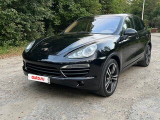 2011 Porsche Cayenne S Hybrid II (958), чёрный, 1690000 рублей, вид 1