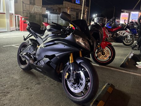2007 Yamaha YZF-R6, чёрный, 520000 рублей, вид 1