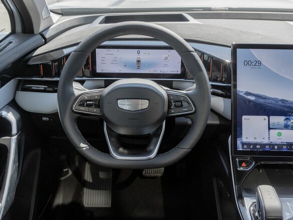 2026 Geely Atlas II, серебристый - вид 12