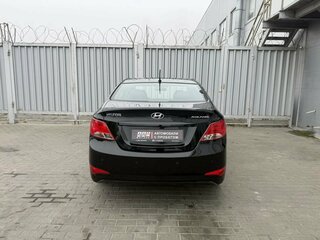 2014 Hyundai Solaris I Рестайлинг, чёрный, 1095000 рублей, вид 4