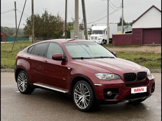 2008 BMW X6 50i 6-speed I (E71), красный, 1299000 рублей, вид 3