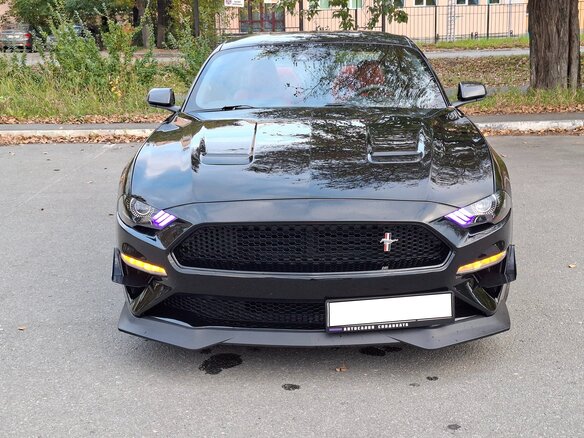 2022 Ford Mustang VI Рестайлинг, чёрный, 3480000 рублей - вид 19