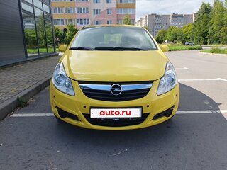 2007 Opel Corsa D, жёлтый, 399999 рублей, вид 1
