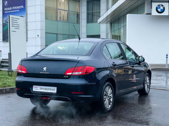 2017 Peugeot 408 I Рестайлинг, синий, 879000 рублей - вид 4