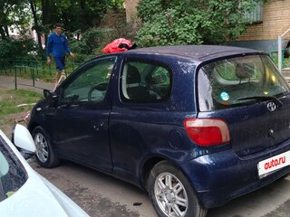 2002 Toyota Yaris I, синий, 350000 рублей, вид 4
