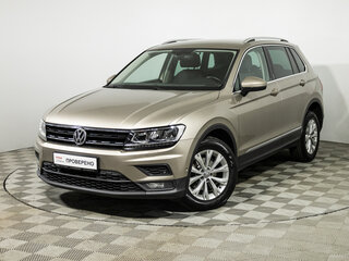 2017 Volkswagen Tiguan II, бежевый, 2099700 рублей, вид 1