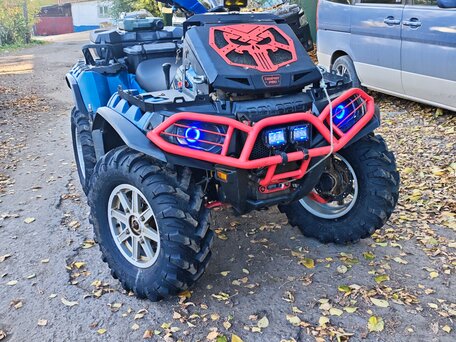 2012 Polaris Sportsman 850, синий, 580000 рублей, вид 4