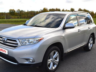 2011 Toyota Highlander II (XU40) Рестайлинг, серебристый, 1730000 рублей, вид 1