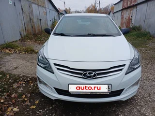 2015 Hyundai Solaris I Рестайлинг, белый, 999000 рублей, вид 1