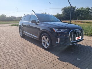 2021 Audi Q7 45 TFSI II (4M) Рестайлинг, чёрный, 5000000 рублей, вид 4