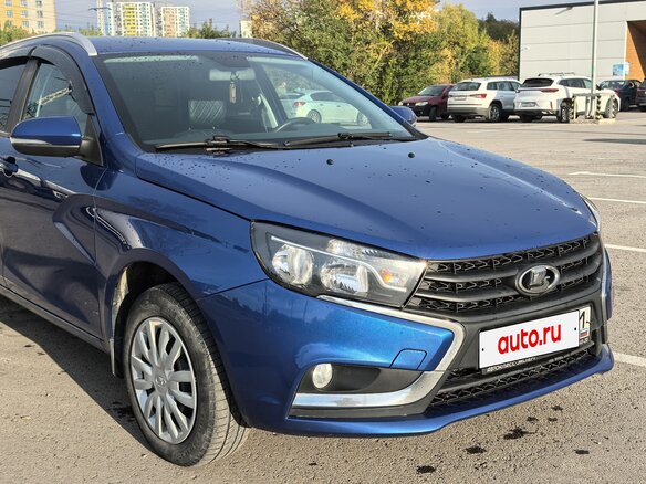 2021 Lada (ВАЗ) Vesta SW I, синий, 1087000 рублей - вид 6