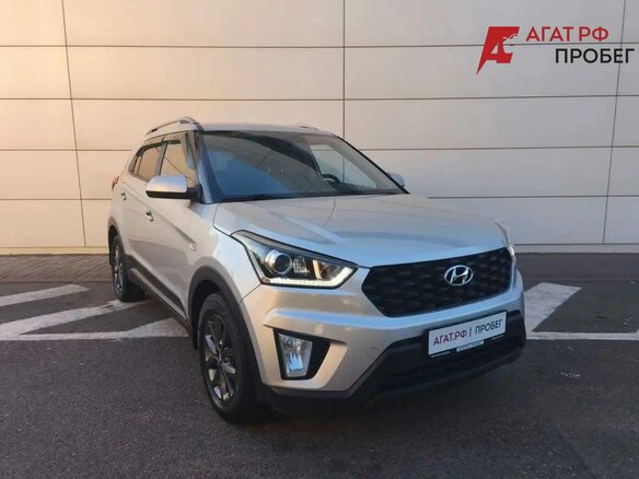 2021 Hyundai Creta I Рестайлинг, серебристый - вид 2