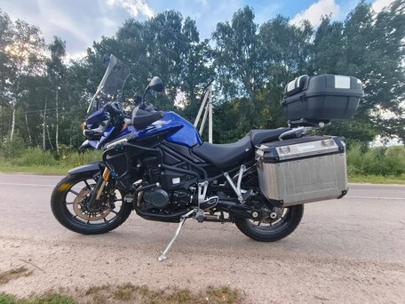 2014 Triumph Tiger Explorer, синий, 720000 рублей, вид 5
