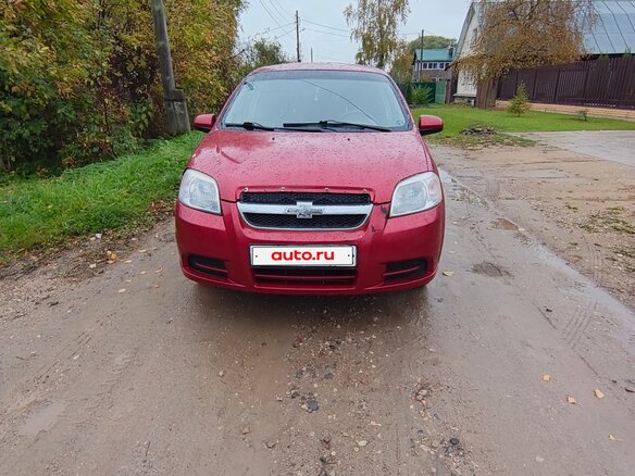 2007 Chevrolet Aveo I Рестайлинг, красный, 140000 рублей - вид 2