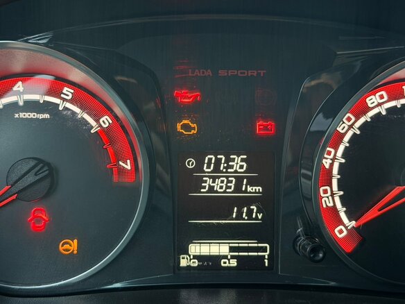 2023 Lada (ВАЗ) Granta Sport I Рестайлинг, чёрный, 1200000 рублей - вид 13