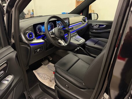 2024 Mercedes-Benz V-Класс Extra Long 300 d экстра длинный III (W447) Рестайлинг 2, чёрный, 14450000 рублей, вид 4