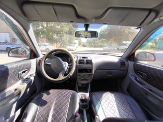 2006 Hyundai Accent ТагАЗ II, красный, 350000 рублей, вид 5