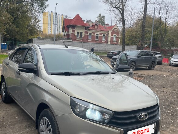 2018 Lada (ВАЗ) Vesta I, серый, 900000 рублей - вид 6