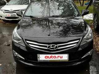 2014 Hyundai Solaris I Рестайлинг, чёрный, 1050000 рублей, вид 1