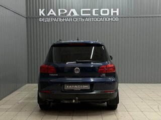 2014 Volkswagen Tiguan I Рестайлинг, синий, 1599000 рублей, вид 4