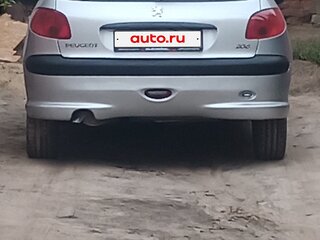 2004 Peugeot 206, серебристый, 180000 рублей, вид 2