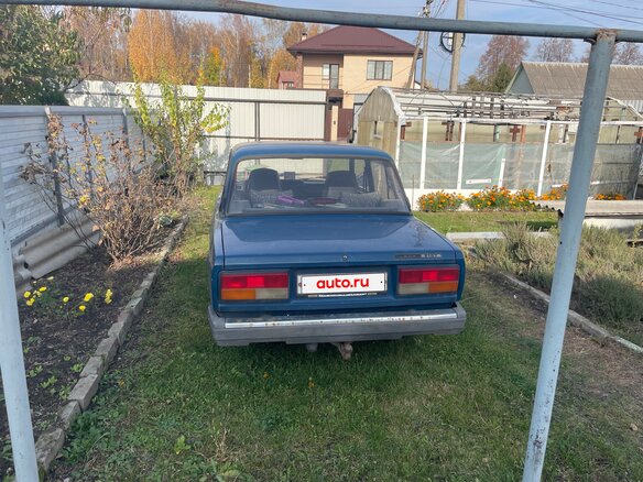 2005 Lada (ВАЗ) 2107, синий, 90000 рублей - вид 1