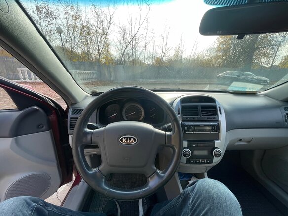 2007 Kia Cerato I Рестайлинг, пурпурный, 250000 рублей - вид 9