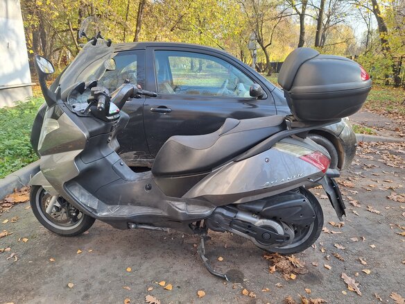 2005 Aprilia Atlantic 500, серебристый, 310000 рублей - вид 1