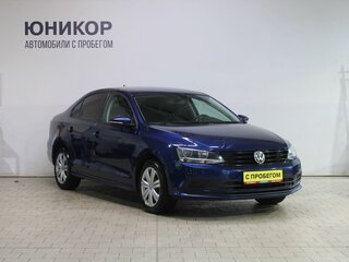 2014 Volkswagen Jetta VI Рестайлинг, синий, 1019000 рублей, вид 3
