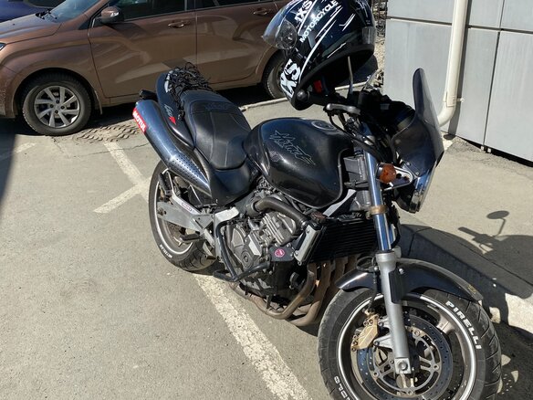1998 Honda CB 600F Hornet, чёрный, 325000 рублей - вид 12