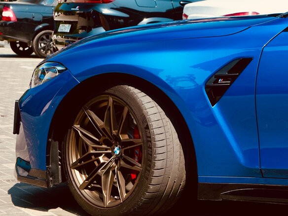 2021 BMW M3 Competition Package VI (G80), синий, 7700000 рублей - вид 7