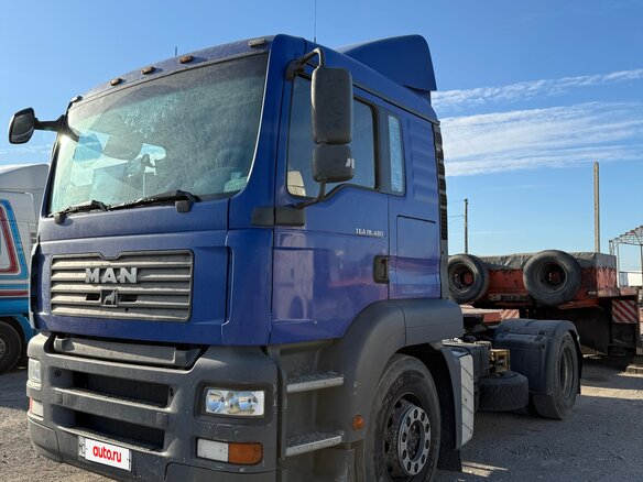 2008 MAN TGA, синий, 1650000 рублей - вид 1