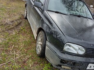 1995 Volkswagen Golf III, чёрный, 125000 рублей, вид 3