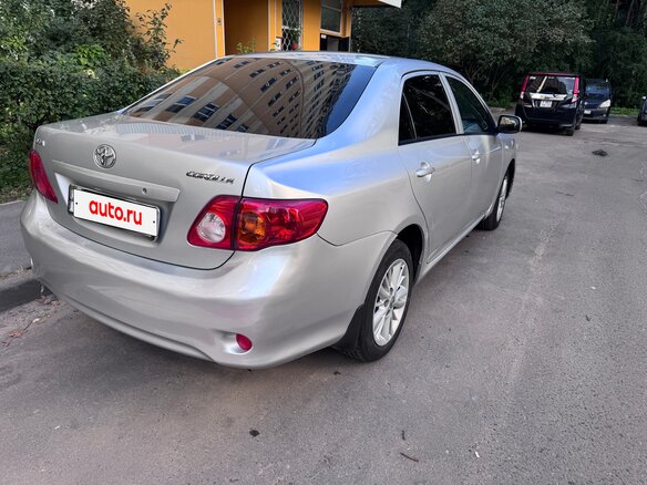 2008 Toyota Corolla X (E140, E150), серебристый - вид 2