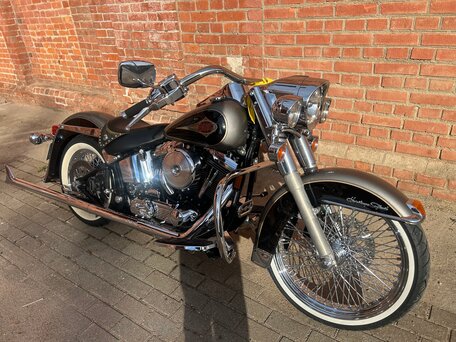 1996 Harley-Davidson Heritage, серебристый, 1500000 рублей, вид 1
