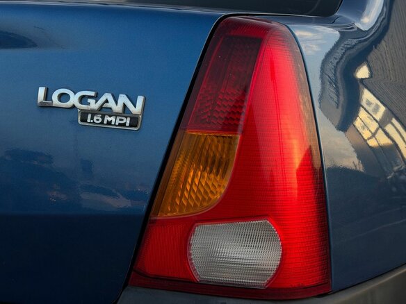 2007 Renault Logan I, синий, 350000 рублей - вид 5