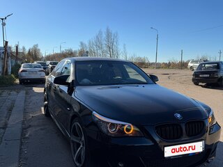 2008 BMW 5 серии 525i V (E60/E61) Рестайлинг, чёрный, 1375000 рублей, вид 1