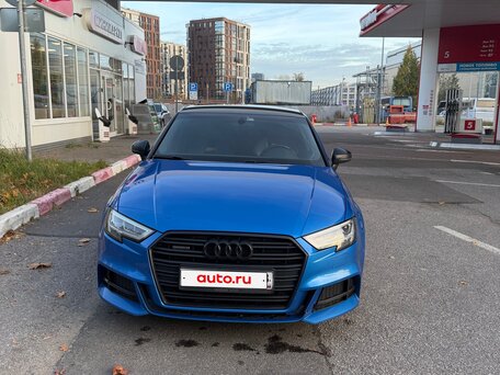 2019 Audi A3 III (8V) Рестайлинг, синий, 2700000 рублей, вид 3