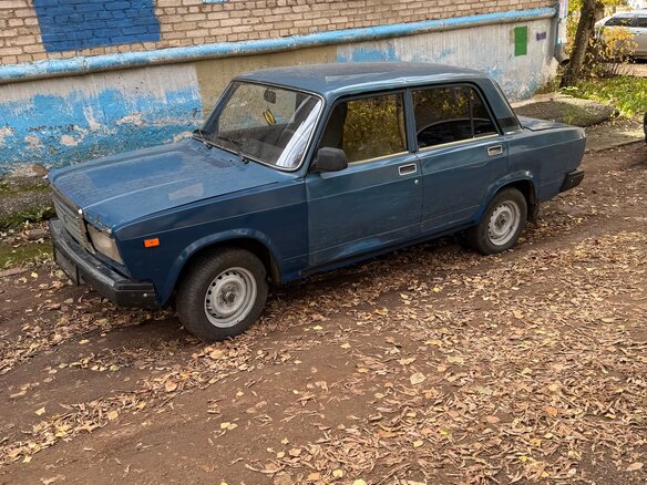 2007 Lada (ВАЗ) 2107, синий, 90000 рублей - вид 2
