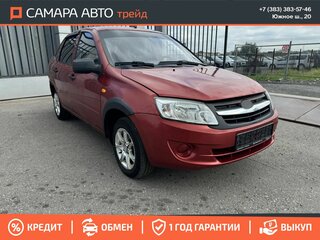 2013 Lada (ВАЗ) Granta I, красный, 174000 рублей, вид 3
