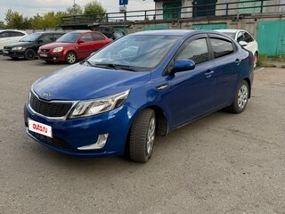 2011 Kia Rio 4-speed III, синий, 700000 рублей, вид 1