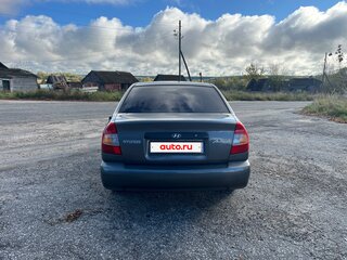 2005 Hyundai Accent ТагАЗ II, серый, 330000 рублей, вид 3