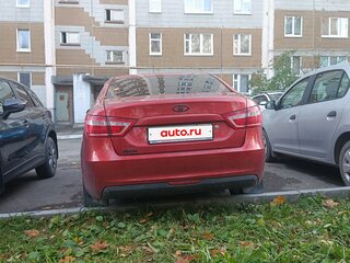 2016 Lada (ВАЗ) Vesta I, красный, 675000 рублей, вид 4