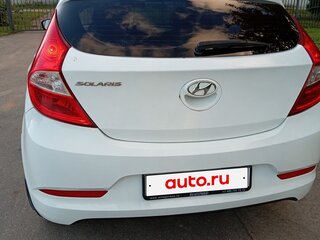 2016 Hyundai Solaris I Рестайлинг, белый, 670000 рублей, вид 4
