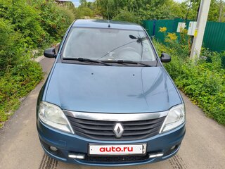 2010 Renault Logan I Рестайлинг, синий, 400000 рублей, вид 2