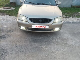 2003 Hyundai Accent ТагАЗ II, бежевый, 260000 рублей, вид 1