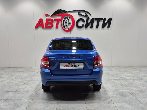2019 Lada (ВАЗ) Granta I Рестайлинг, синий, 650000 рублей - вид 6